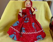 1960s Little Red Riding Hood Topsy Turvy Doll