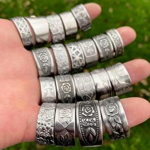 Mystery Spoon Rings X3