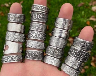 Geheimnis Löffel Ringe X4