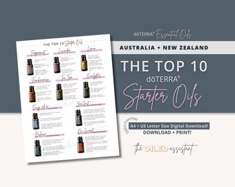 doTERRA Top 10 Starter Oils Flyer | Australia + New Zealand (Digital Download)