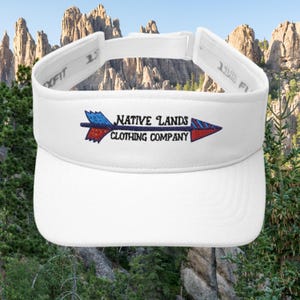 Arrow Visor Embroidered Native American