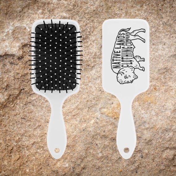 Bison Hair Brush First Nations Canadian Aboriginal Indigenous