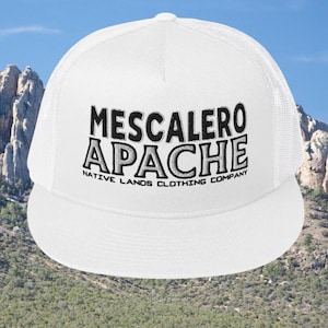 Mescalero Apache Tribe Embroidered Trucker Cap - Honoring First Nations, Inuit, Native American Indigenous Cultures