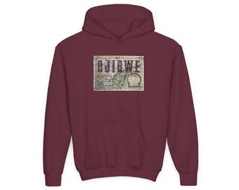 Kids Ojibwe People Hoodie - Honoring First Nations, Inuit, Native American Indigenous Cultures