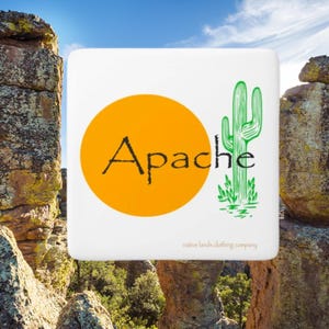 Apache Tribe Porcelain Magnet - Honoring First Nations, Inuit, Native American Indigenous Cultures