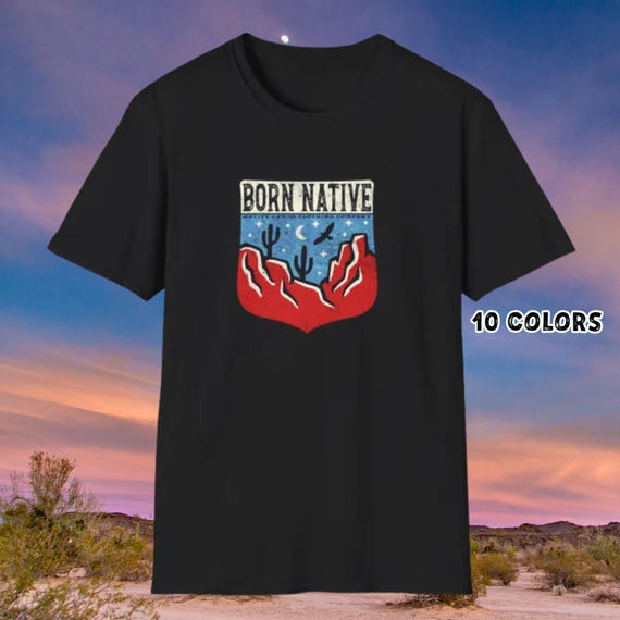 Born Native Shirt Kaktus Baumwolle - Indianer Indianer, kanadische  Aborigines, Ureinwohner - Etsy.de