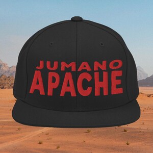 Jumano Apache Tribe Embroidered  Snapback Hat - Honoring First Nations, Inuit, Native American Indigenous Cultures
