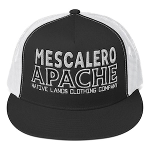 Mescalero Apache Tribe Embroidered Trucker Cap - Honoring First Nations, Inuit, Native American Indigenous Cultures