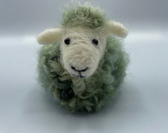 Needle Felted sheep| Wool sheep ornament