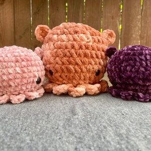 Crochet Cuttlefish/ Crochet Sea Animal/ Crochet Animal/ Amigurumi Cuttlefish/ Handmade/ Cute and Soft/ Plush/ Gift