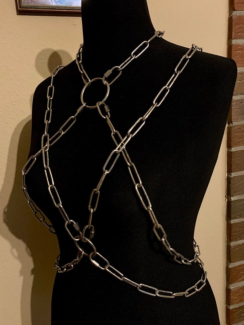 Body Chain Harness / Chest Harness / Body Harness / Body Chain Etsy