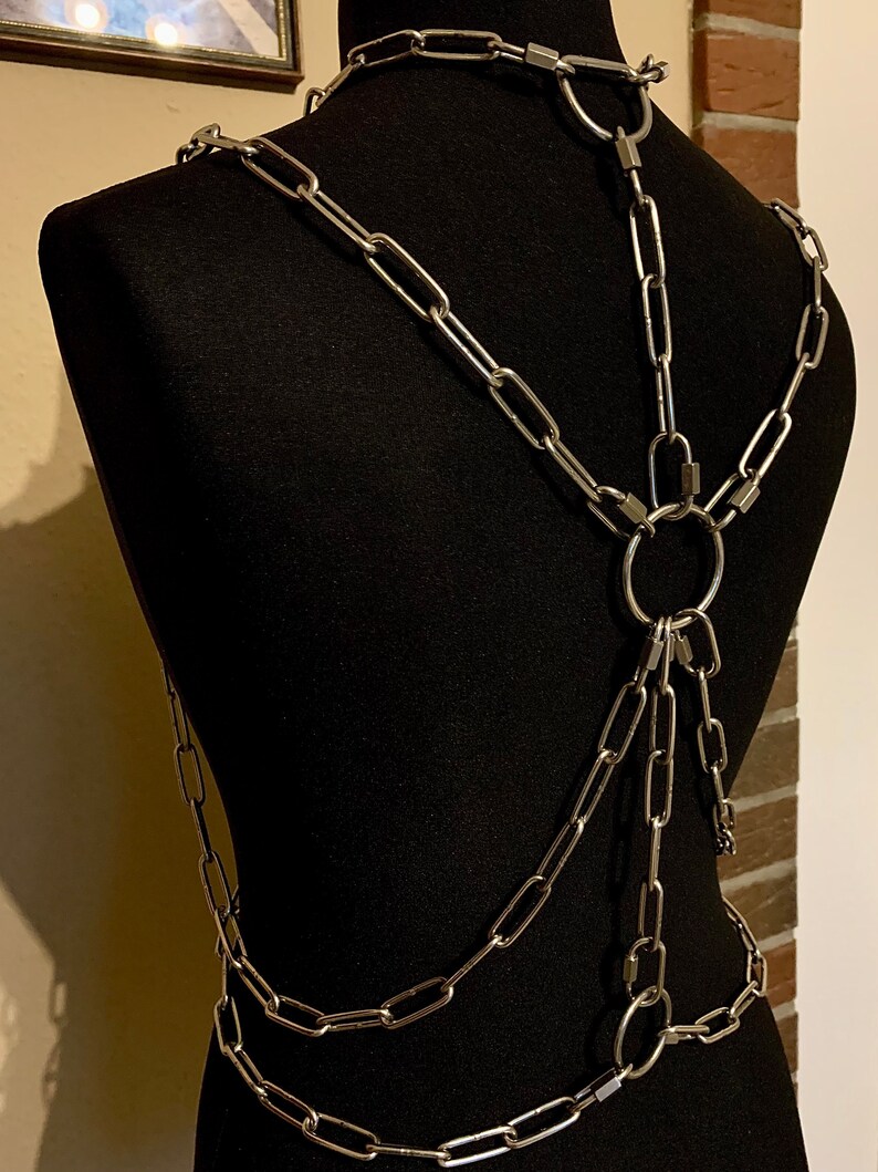 Body Chain Harness / Chest Harness / Body Harness / Body Chain Etsy