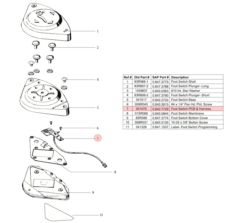 Foot Control PCB for Pelton Crane & Marus Dental Chairs Etsy
