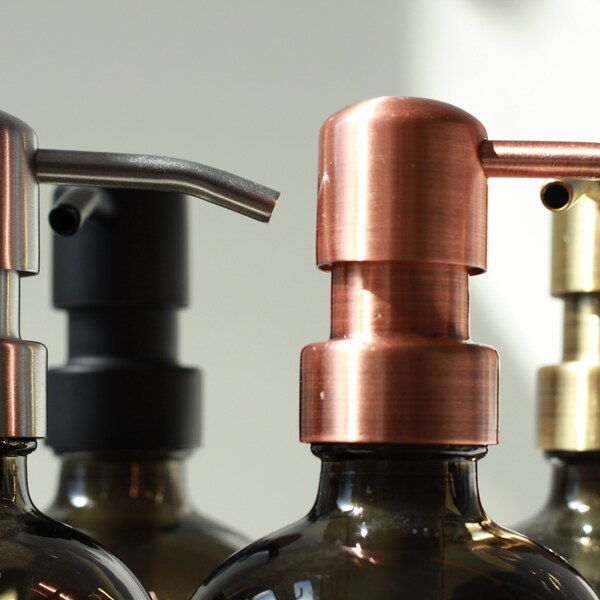 Pump Dispenser Replacement head | Suitable for amber bottles toiletries bottles