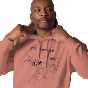 F4U Corsair Hoodie: Warbird WW2 Fighter Plane Sweatshirt