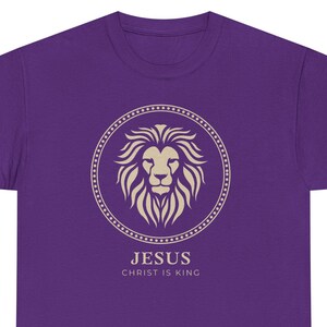 T-shirt Jezus Christus leeuw: christelijke kleding, gedurfde boodschap