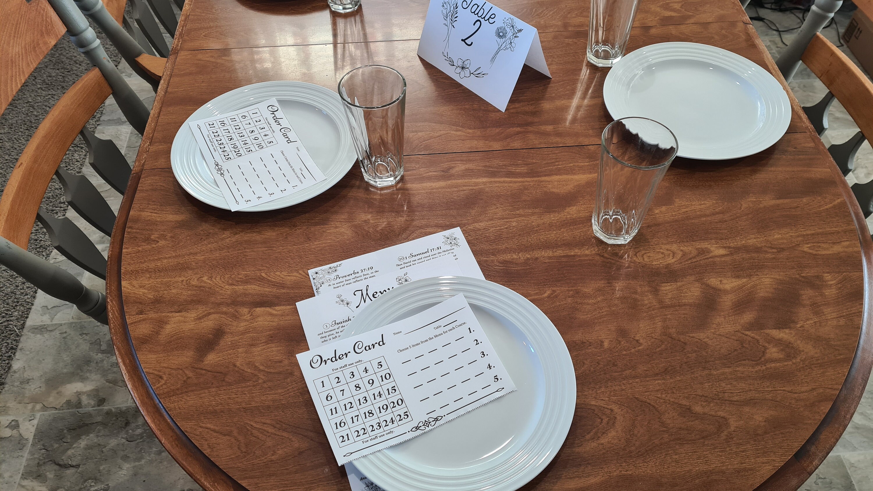 Bible Verse Themed Riddle Dinner Party, Church Activity Themed Banquet ...