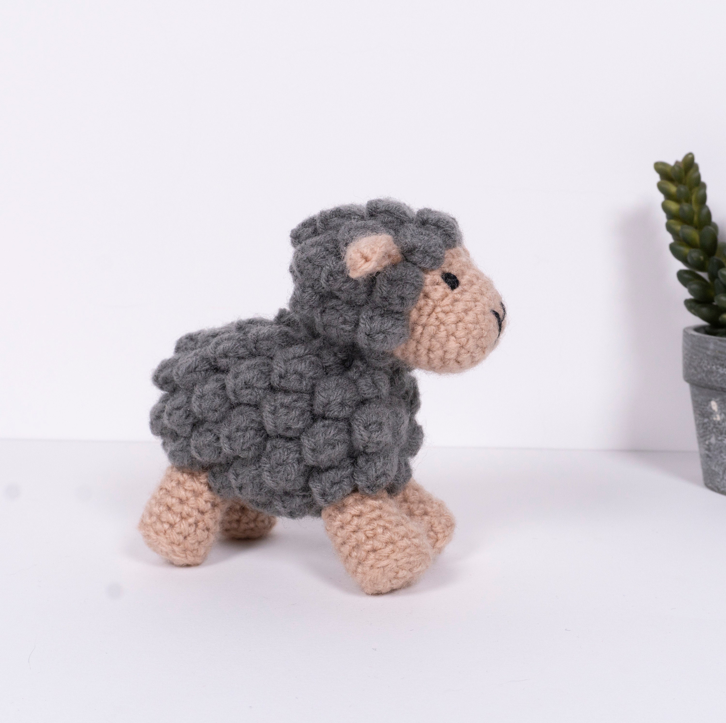Crochet Sheep Handmade Animal Plush Toy Nursery Ornament Etsy