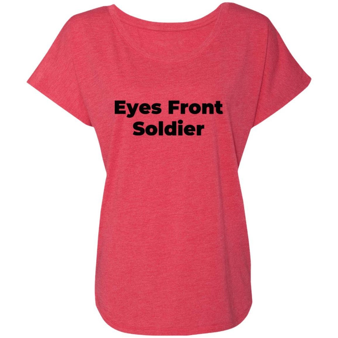 Eyes Front Soldier Ladies' Triblend Dolman Sleeve Etsy