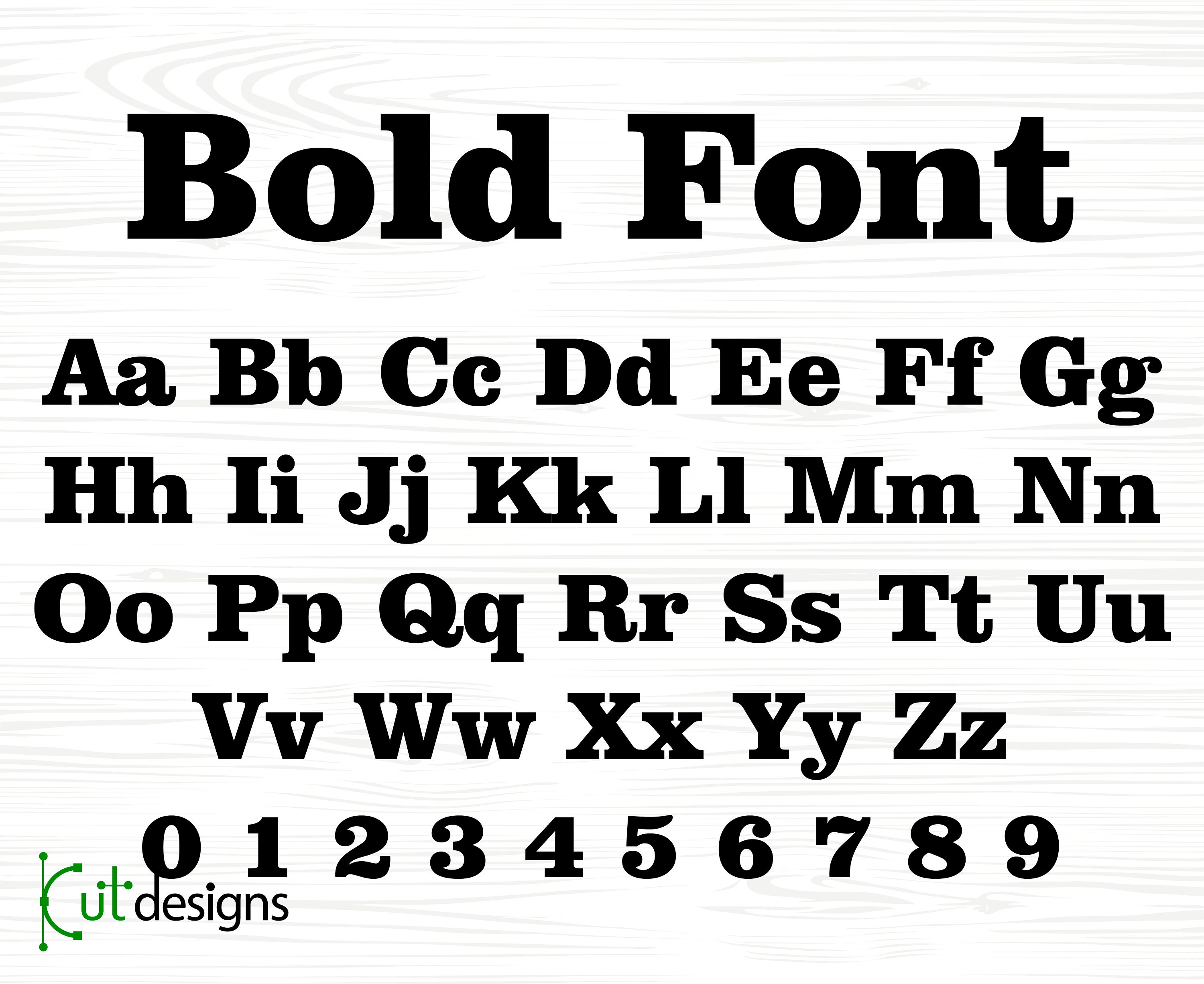 Template Lettering Guide Bold 3/4