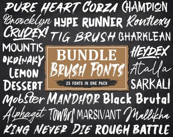 Procreate Brush Fonts Brush Fonts Brush Script Fonts Graffiti Fonts Graffiti  Script Fonts Brush Cricut Fonts Canva Fonts Ttf Otf
