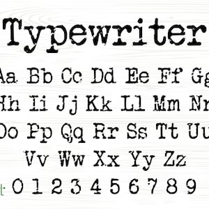 Type de police de machine à écrire Police de machine à écrire américaine Police de machine à écrire ancienne Police de machine à écrire vintage Police de machine à écrire Cricut Police Script de machine à écrire