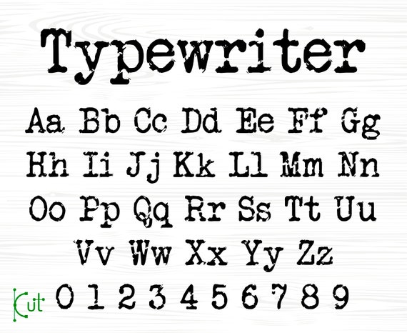 Typewriter Font Type Font American Typewriter Font Old -  Portugal