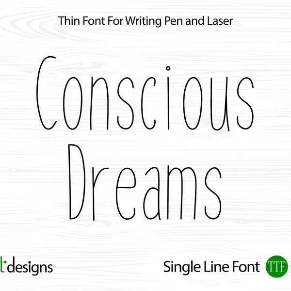 Cursive Single Line Font - Etsy