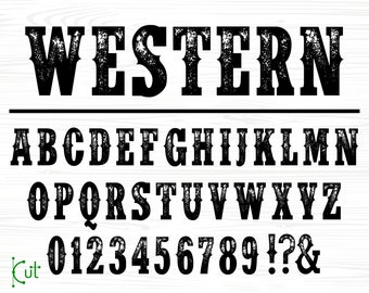 Western Font Wild West Font Old West Font Western Font Styles Cowboy Fonts Old Western Font Cowboy Western Font Western Script Country Font