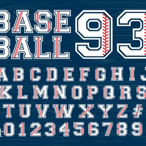 Baseball Font Varsity Font Baseball Font con punti Baseball Letters Svg Baseball Alphabet Svg Baseball Stitch Letters Baseball Lace Font