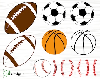 Soccer Ball Svg Football Ball Svg Baseball Ball Svg Basketball Ball Svg Bundle Sport Balls Svg Tball Svg Soccer Ball Image For Cricut