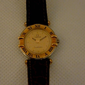 18k & Stainless steel Omega Constellation gold