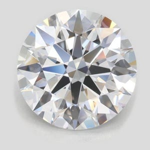 IGI Certified Lab Created Diamond, 2.0 CT Round Lab Grown Diamond, Loose Diamond for Custom Engagement Ring, Excellent Cut Diamond for Gift