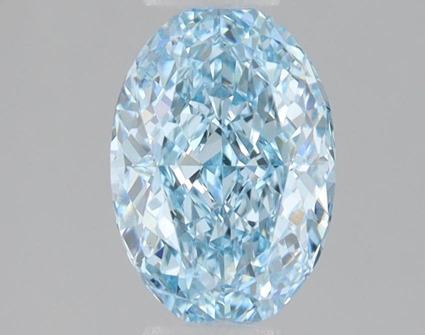 Fancy Blue Lab Grown Diamond, IGI Certified 2.0CT Oval Lab Grown Diamond, Engagement Ring, or Pendant, Blue Diamond For Women, Birthday Gift