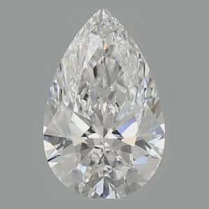 2.0CT Pear Lab Created Diamond For Engagement Ring, IGI Certified DE/VS1 Lab Grown Diamond for Women, Anniversary Gift, Tear Drop Diamond