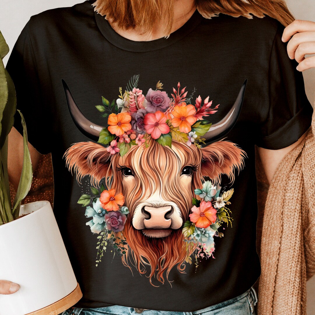 Highland Cow Entusiasta Del Ganado Escocés De Las Highlands Camisetas