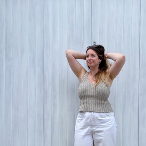 03 Rib Cami | Knitting Pattern