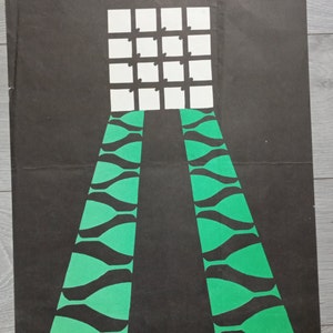 Poster sovietico originale vintage contro la propaganda dell'alcool URSS #4