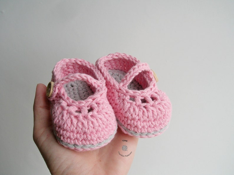 CROCHET PATTERN Baby Mary Jane Shoes Instant Download PDF - Etsy