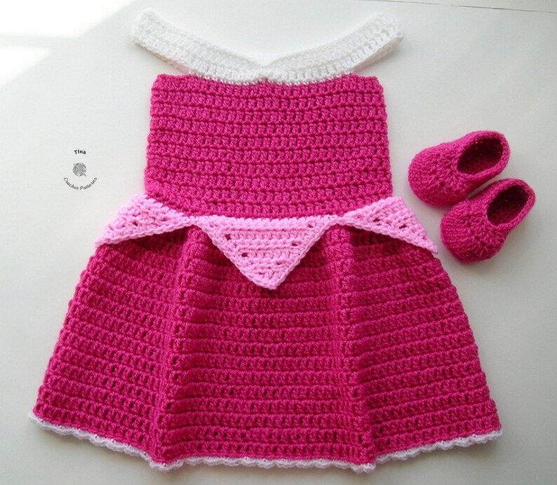 crochet baby princess dress pattern