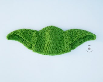 CROCHET PATTERN - Green Alien Hat | Crochet Halloween Beanie | Crochet Character Hat | Sizes from Baby to Adult