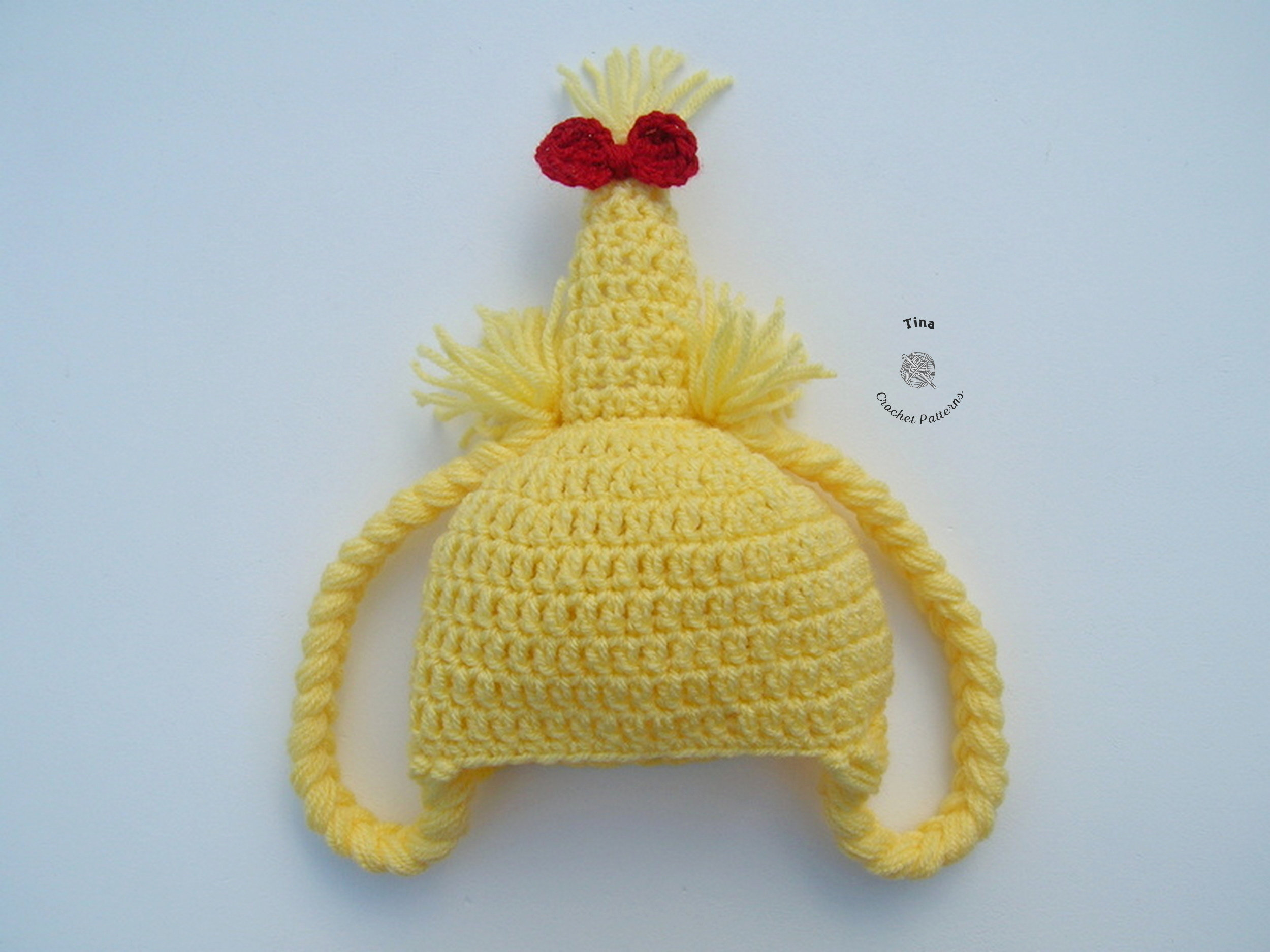 CROCHET PATTERN Cindy Hat Crochet Halloween Christmas Wig 