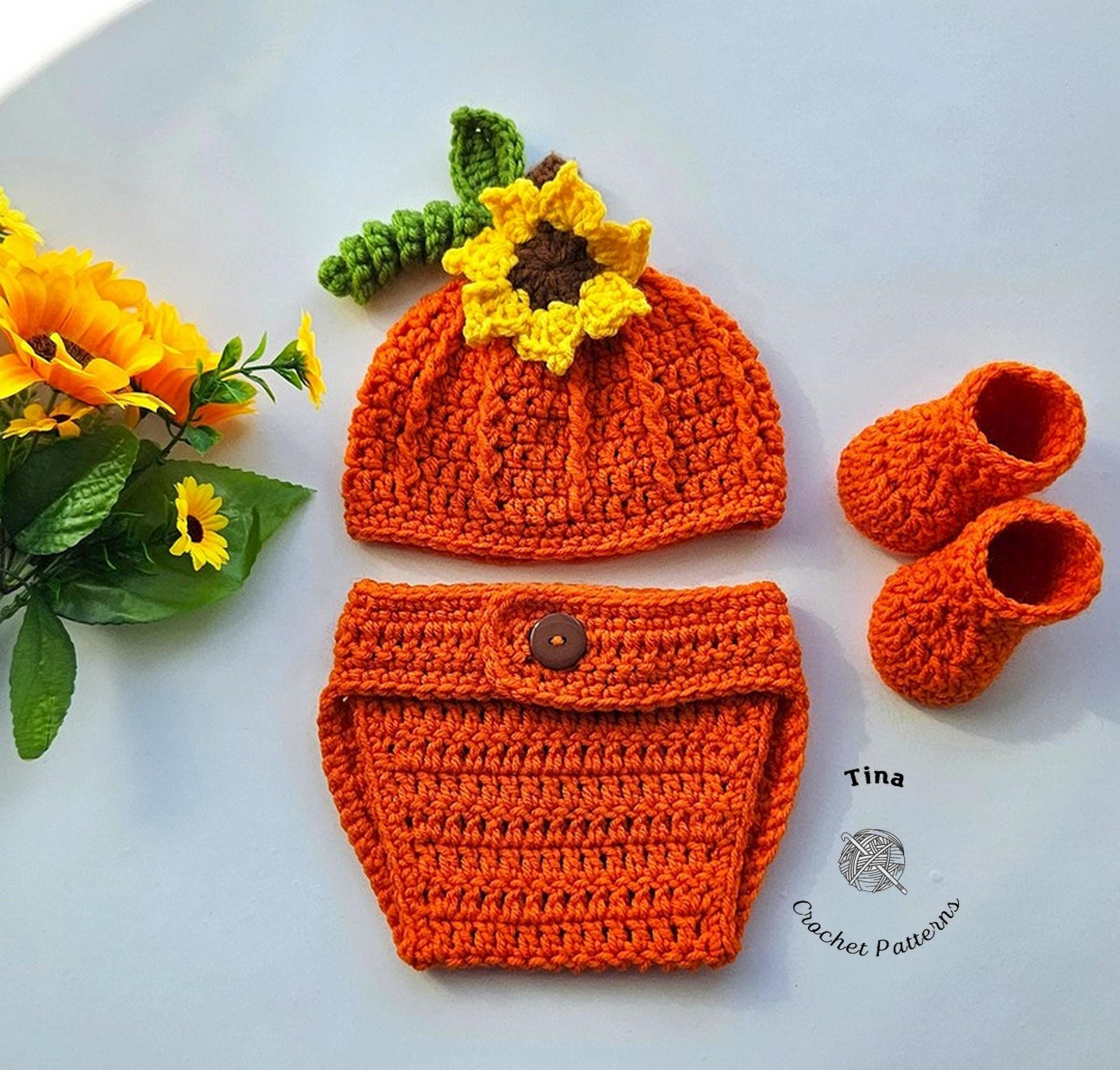 Chaussons bébé citrouille France