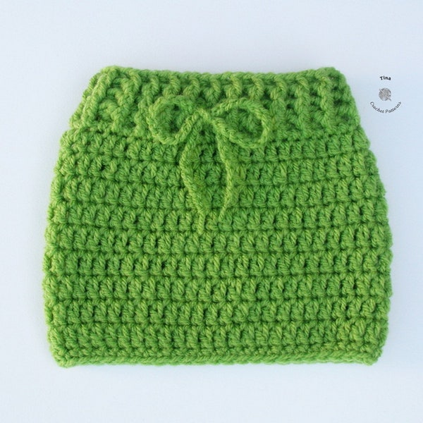 MOTIF AU CROCHET - Jupe bébé | Jupe bébé facile au crochet | Tailles de 0 à 24 mois