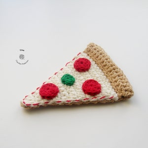 CROCHET PATTERN - Pizza | Crochet Pizza | Easy Crochet Pattern | Photo Prop | Amigurumi | Crochet Food