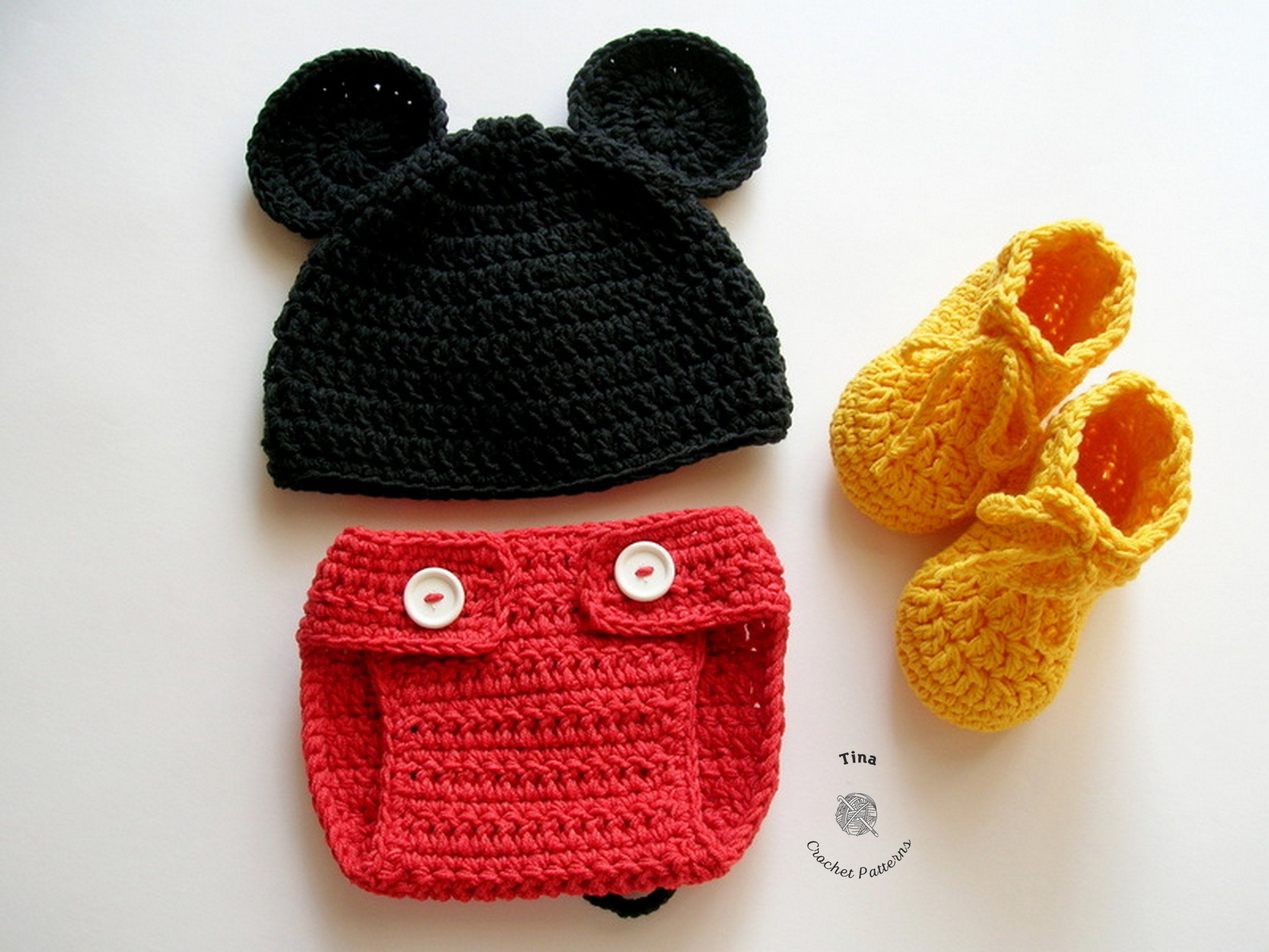 Cappellino Neonato Personalizzabile Con Nome - Topolino E Scarpette - Rosa