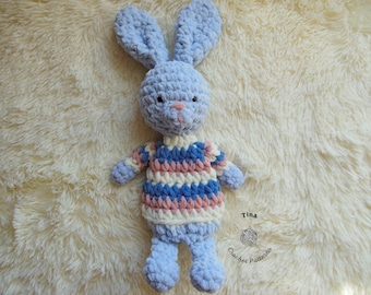 CROCHET Bunny PATTERN - Charlie the Bunny Plush Snuggler | Crochet Easter Bunny Toy | Bunny Amigurumi | Easy Crochet | Crochet Animal