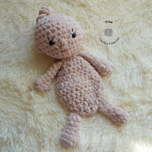 Doll CROCHET PATTERN - Kewpie Plush Doll | Crochet Doll | Amigurumi | Easy Crochet Pattern | Kewpie
