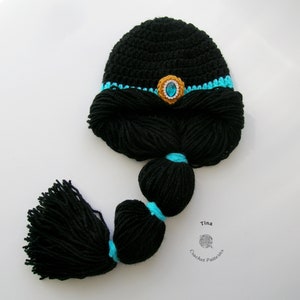 CROCHET PATTERN Princess Hat for Halloween Crochet Wig Pattern DIY Gift for her Instant Digital Download Pdf Sizes from Baby to Adult