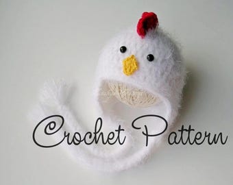 HÄKELANLEITUNG Ostern Küken Hütchen Häkelanleitung Ostern Anfänger Freundliches Muster Pdf Sofortiger digitaler Download Größen von Baby bis Erwachsenengröße